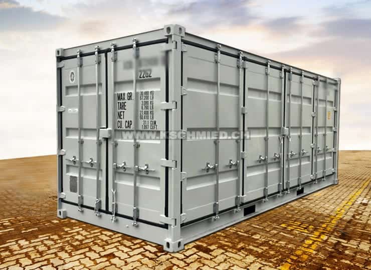 20' porte latérale Conteneuer maritime