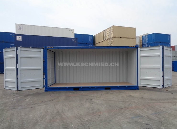 20' pieds Cube Haut Open Side conteneur maritime, NEUF/comme neuf – Image 12