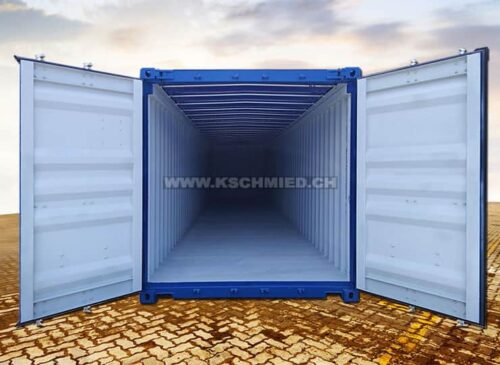 40' Open Top Seecontainer, Stahlfussboden, NEU/neuwertig