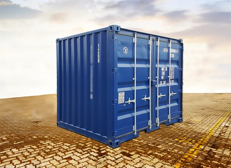 10 Fuss Side Door Container geschlossen – Lagercontainer in Seecontainer-Qualität