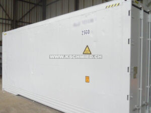20 Fuss High Cube Isoliercontainer gebraucht – isolierter Seecontainer Seitenansicht
